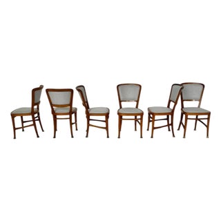 Art Nouveau Chairs by Robert Fix, Set of 6 For Sale