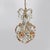 Italian Art Nouveau Chandelier in Pink and Clear Glass and Brass, 1890s For Sale - Image 3 of 18
