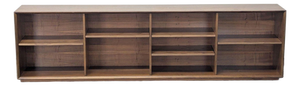 Room and Board Rollins Low Wood Bookshelf With Adjustable Shelves