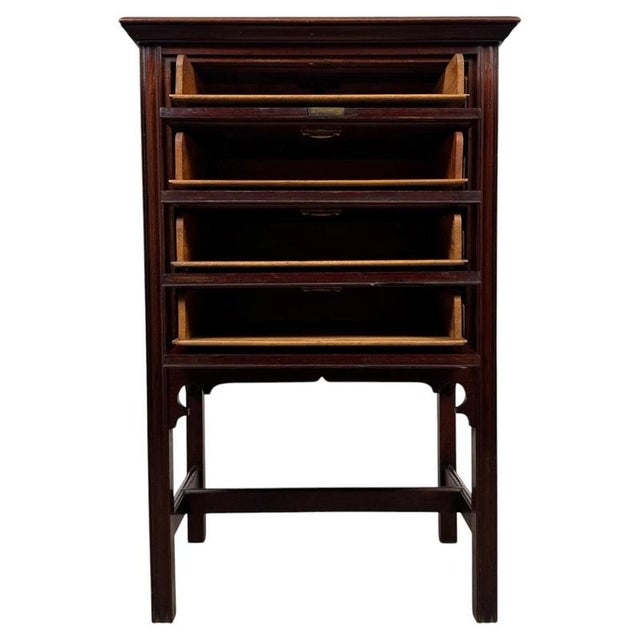 Antique English Mahogany Cabinet, 1900s For Sale - Image 3 of 13