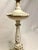 Metal French Country Small Cream Table Lamp For Sale - Image 7 of 12