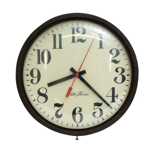 Vintage Seth Thomas Wall Clock Chairish