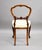 Wood Victorian Walnut Balloon Back Dining Chairs, 1860, Set of 4 For Sale - Image 7 of 10