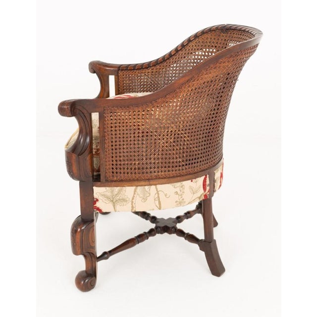 Bergere Sofa and Chairs, 1875, Set of 3 For Sale - Image 6 of 7