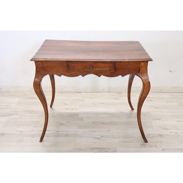 Antique Coffee Table in Cherry Wood, 18th Century For Sale - Image 6 of 12