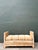 Mid-Century Modern Vintage Crushed Velvet Tufted Bench For Sale - Image 3 of 12