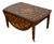 1900s Antique Dutch Marquetry Mahogany Pembroke Drop-Leaf Coffee Table For Sale