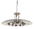 Glass and Brass Chandelier attributed to Pietro Chiesa for Fontana Arte, 1940s For Sale