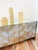 Vintage 1970s Ello Mirror & Brushed Metal Metal Mid Century Modern 5 Door Credenza Cabinet For Sale - Image 15 of 15