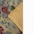 1960s Vintage Chinese Aubusson-Style Floral Tapestry, 1960s, Wool on Cotton, 2'2" X 3'5" For Sale - Image 5 of 5