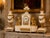 1855 French Louis XVI Marble Ormolu Clock Set - 3 PCS For Sale - Image 18 of 18