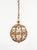 Midcentury beautiful chandelier ball shaped. Made in Italy in the 1960s. This suspension lamp is entirely handcrafted with...