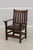Stickley Set of 6 Stickley Mission Oak Dining Chairs For Sale - Image 4 of 18