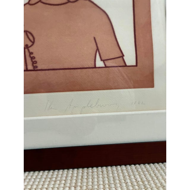 1980s Pair of Ida Applebroog Signed Lithographs For Sale - Image 9 of 12