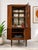 Mid Century Modern Teak Corner China or Liquor Cabinet, Made in Denmark. C. 1960's For Sale - Image 9 of 14