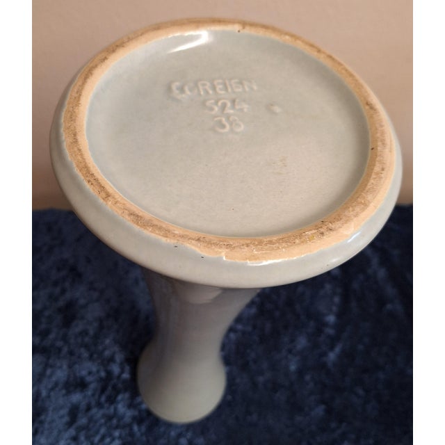 1950s Mid-Century German Ceramic Vase by Scheurich, 1950s For Sale - Image 5 of 6