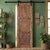 1920s Antique Distressed White Carved Door – Rustic Sliding or Hinged Barn Door Panel 80x29 For Sale - Image 5 of 5