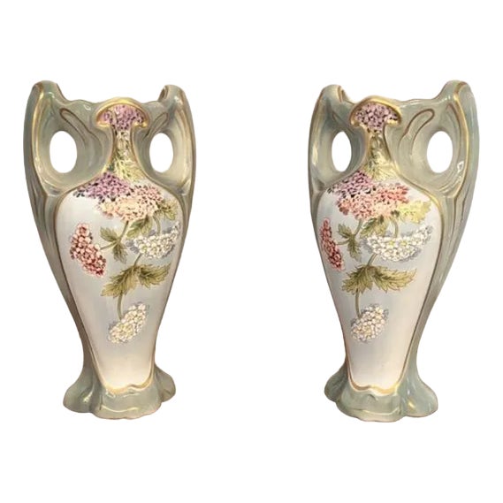 Antique French Vases, 1900s, Set of 2 For Sale
