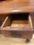 French 19th Century Antique French Writing Desk With Unusual Velvet Footrest For Sale - Image 3 of 17
