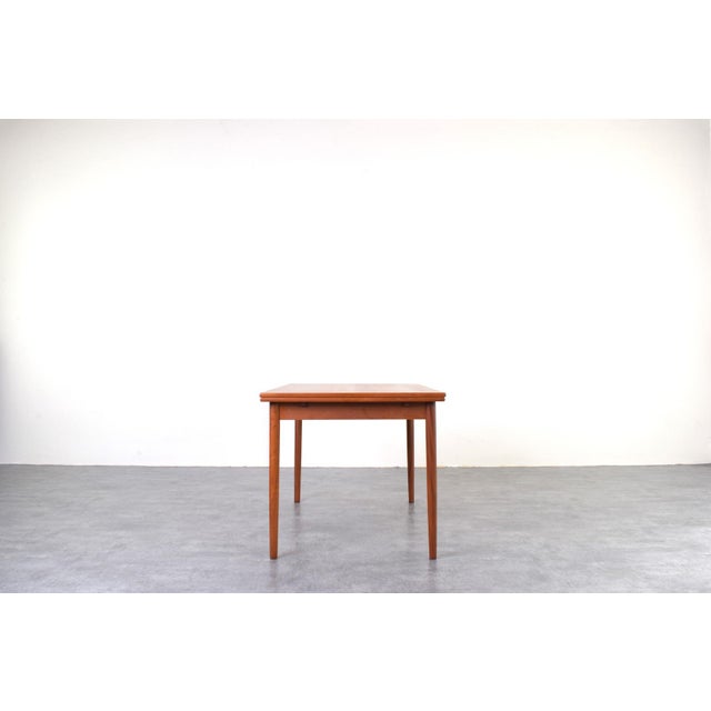 Mid-Century Modern Danish Extendable Dining Table in Teak, 1960s For Sale - Image 6 of 16