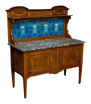 Edwardian Mahogany Washstand