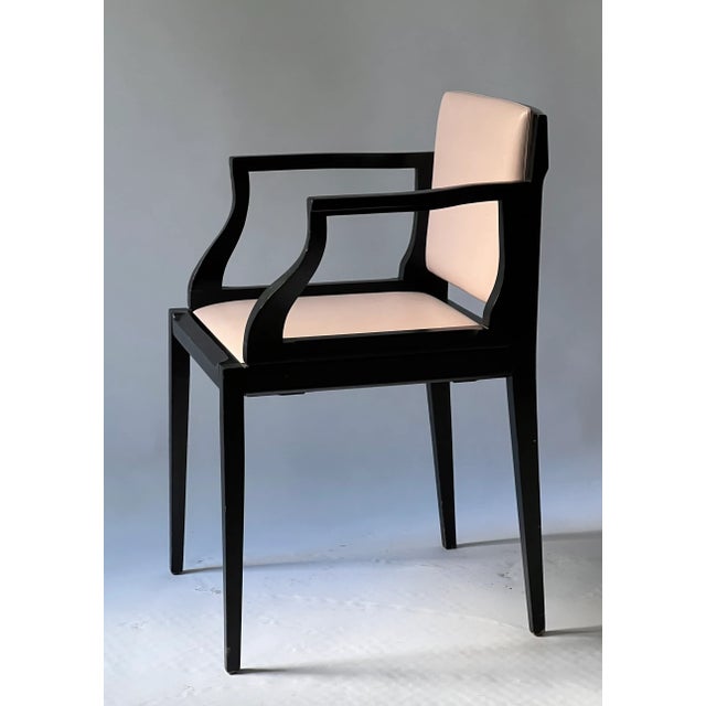 Tom Shiner, FAIA, designed this prototype of a pull-up chair for dining to create a graceful, comfortable option for the...