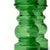 Vintage Curvaceous Green Glass Vases, Made in Italy - A Pair For Sale - Image 4 of 7