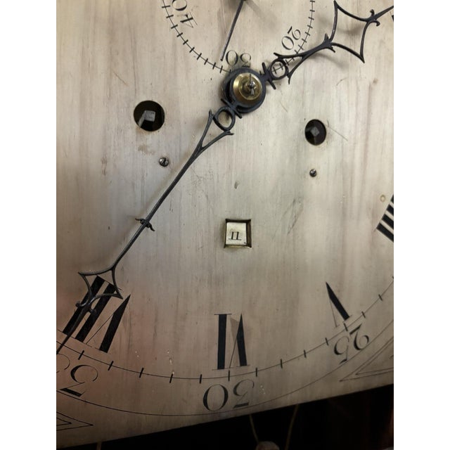 Georgian Mahogany Longcase Clock For Sale - Image 6 of 17