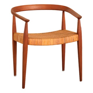 Model 113 Armchair by Nanna & Jørgen Ditzel for Poul Kolds Savværk, Denmark, 1955, Attributed For Sale