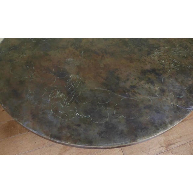1960s Bronze Round Coffee Table by Philip La Verne “Creation” Chairish