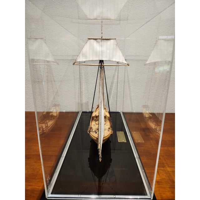 1970s Vintage Ship Model - The "Lively" 1813, by Lee Scehmerhorn For Sale - Image 5 of 6
