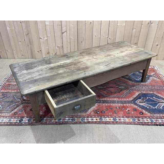 Antique Coffee Table in Chestnut For Sale - Image 11 of 13