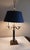 The vintage brass Bouillotte table lamp is a stylish and classic addition to any room. This lamp has a brass base and a...