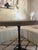 Authentic Restoration Hardware round dining table. RH 42” Greige Oak top with a one of a kind discontinued RH 20th Century...