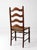 Vintage French Provincial Rush Seat Ladderback Chair For Sale - Image 9 of 14