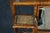 Brown Antique English Victorian Bamboo & Rattan Mirrored Etagere Shelf Stand Boho Chic For Sale - Image 8 of 18