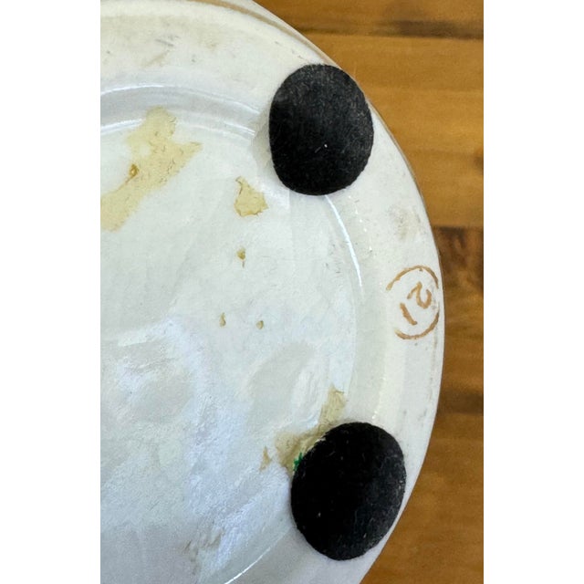 Vintage Porcelain Urns With Coral Motif, a Pair For Sale - Image 10 of 11