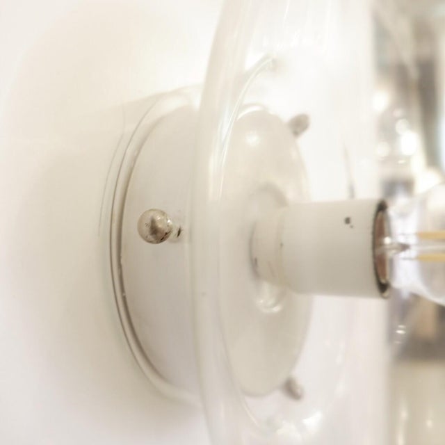 Gill Wall Lights Mounted on Panels by Roberto Pamio for Leucos, 1970s For Sale - Image 18 of 18