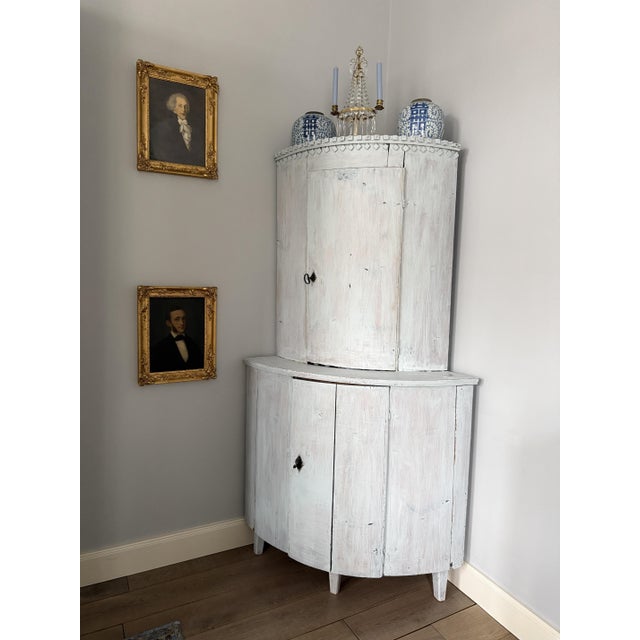 Pine Corner Cabinet, 1800s For Sale - Image 6 of 6