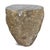 Rustic Outdoor Boulder Vintage Stone Side Table Stool For Sale - Image 4 of 5