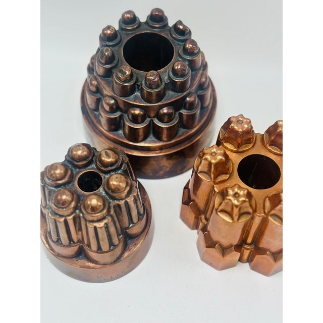 Collection of Antique Copper Molds, Set of 3 For Sale In Charleston - Image 6 of 6