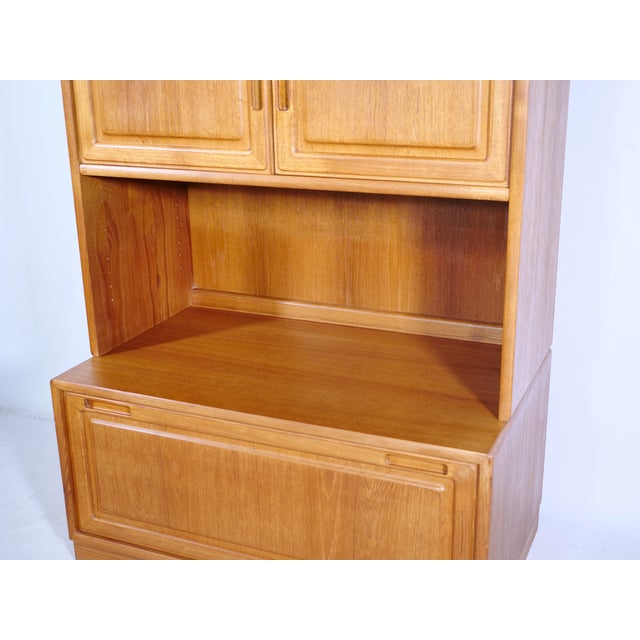 Teak Cupboard with Shelves, 1970s For Sale - Image 6 of 9
