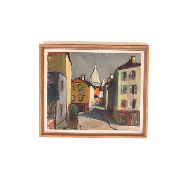 Tryggve Eagle, Montmartre, 1951, Oil on Canvas, Framed For Sale - Image 11 of 11