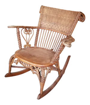 Haywood Wakefield Wicker Rocker
