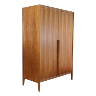 1960s Mid Century Modern VintageArmoire Wardrobe by Younger For Sale