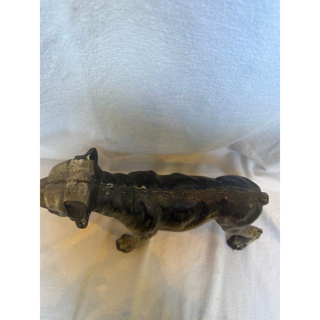 1940s Cast Iron Ginormous Mastiff For Sale - Image 9 of 11