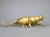 Mid 20th Century Large Art Deco Solid Brass Tiger Panther Sculpture For Sale - Image 5 of 8