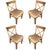 Mid 20th Century Restored Rattan Vintage Mid-Century Dining Side Chairs With "X" Back, Set of Four For Sale - Image 5 of 5