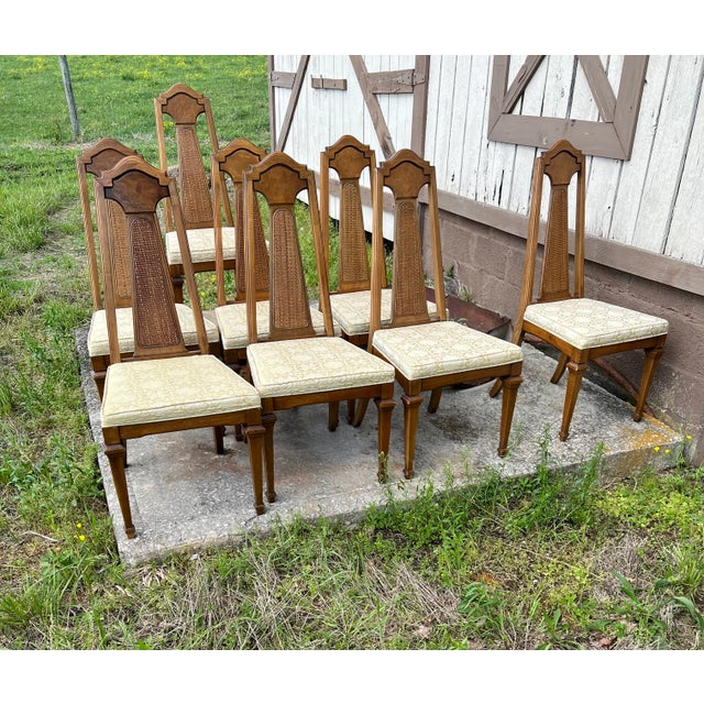 Wood 1960s Mid Century Dining Chairs - Set of 8 For Sale - Image 7 of 8