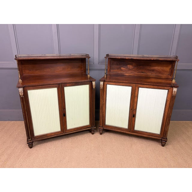 Regency Rosewood Side Cabinets, 1810, Set of 2 For Sale - Image 11 of 18